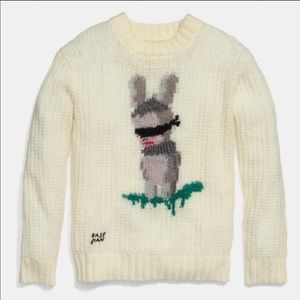 Coach Baseman Oversized Sweater